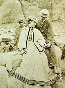 Pretty Lady at bay on the Popping Stone c1865