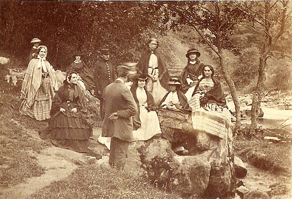 Victorians at the Popping Stone 1861