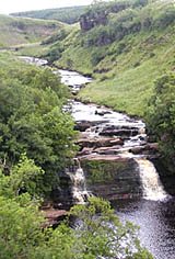 Crammel Linn waterfall, 2 miles from Gilsland