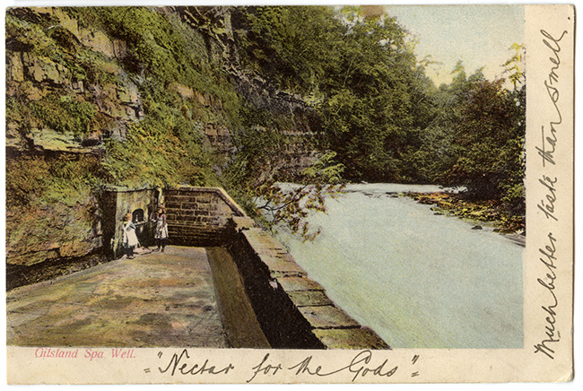 early card of the spa well